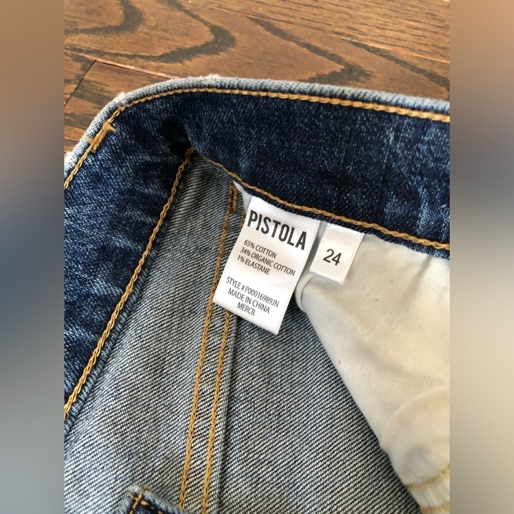 Pistola Women’s 24 Monroe High-Waist Cigarette Crop Organic Cotton Jeans - NWT! - Picture 10 of 15